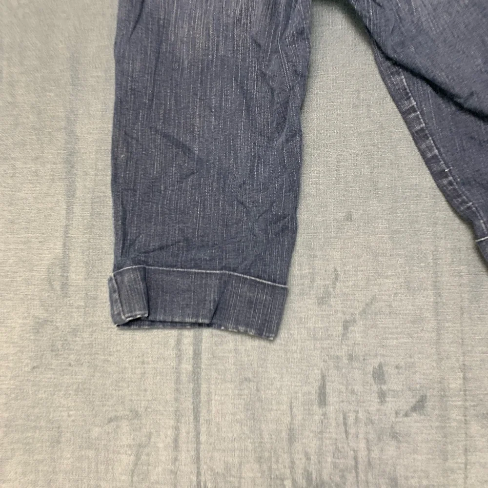 Levi's Perfectly Slimming Capri Jeans Womens 8P Blue Denim Dark Wash Stretch